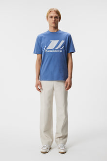 Men | Parcy Logo Tee | Bijou Blue