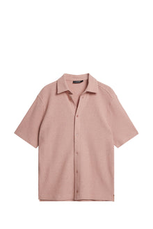 Torpa Airy Structure Shirt in Powder Pink by J.Lindeberg