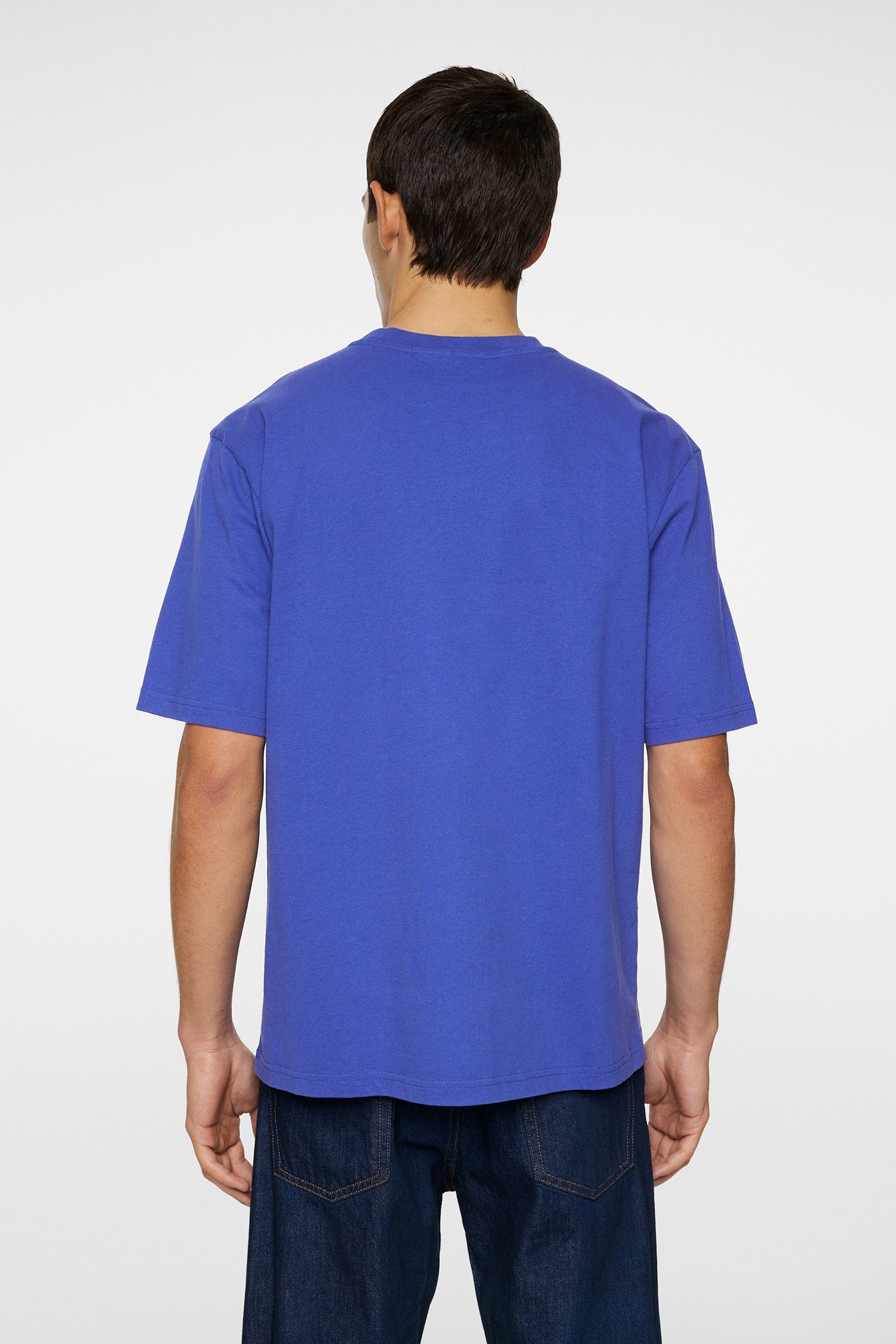 Men | Parcy Logo Tee | Clematis Blue
