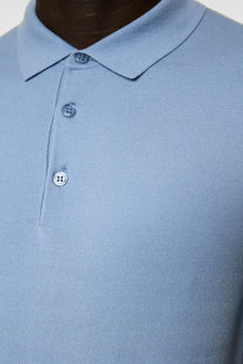 Men | Ridge Knitted Polo | Rain Washed