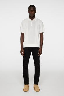 Men | Reymond Solid Stripe Polo | White