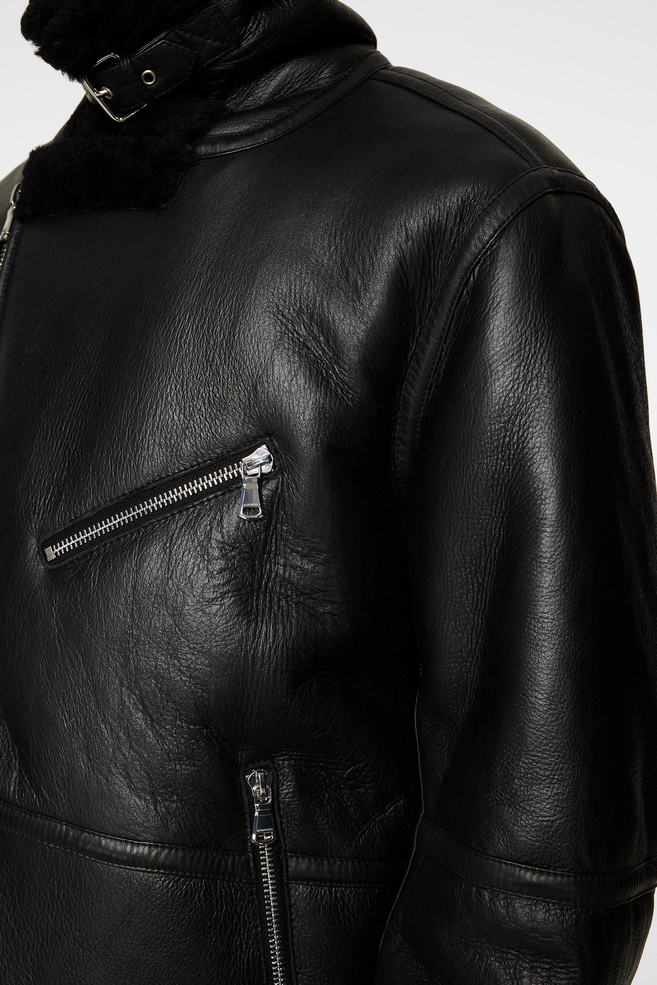 Men | Sutton Shearling Jacket | Black