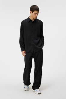 Men | Slim LS Comfort Tencel Shirt | Black