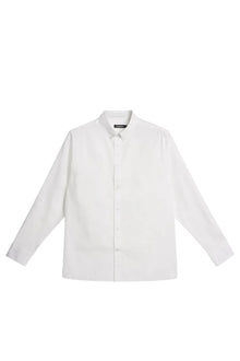 Reg Stretch Oxf Shirt in White by J.Lindeberg