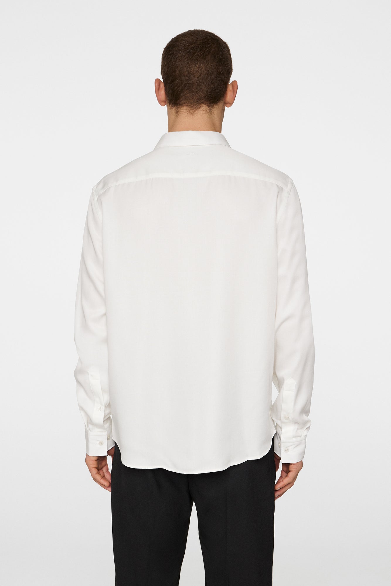Men | Slim LS Comfort Tencel Shirt | Cloud White (V2)