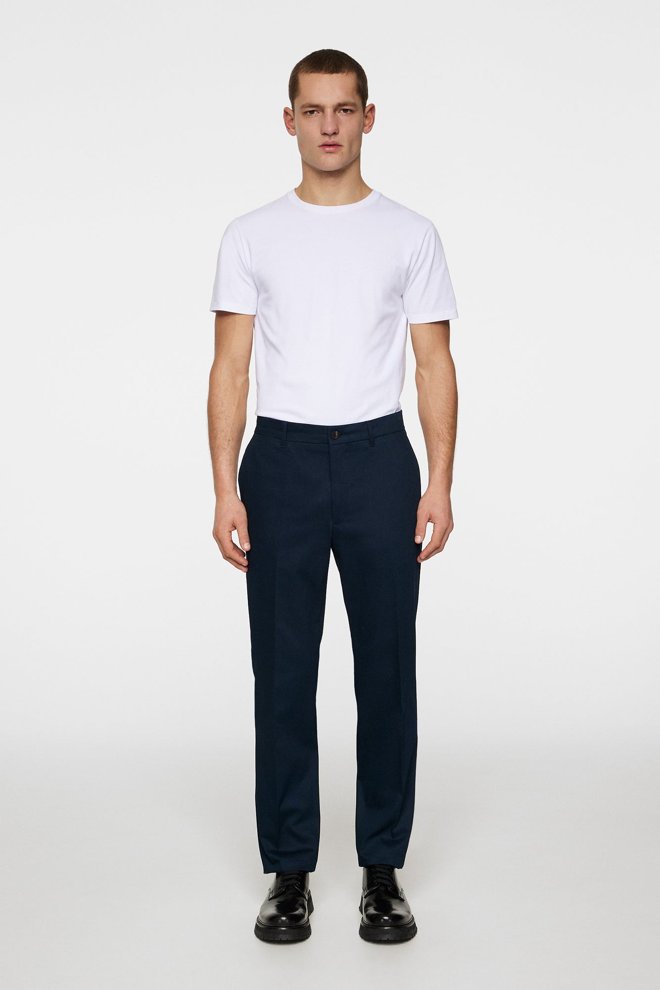 Men | Lois T Cotton Twill Pant | JL Navy