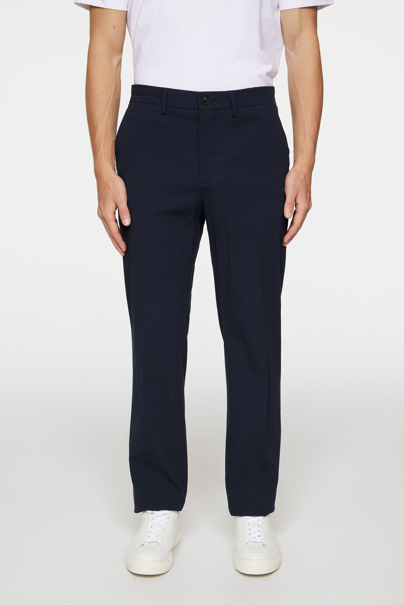 Men | Dropper Seersucker Pants | JL Navy