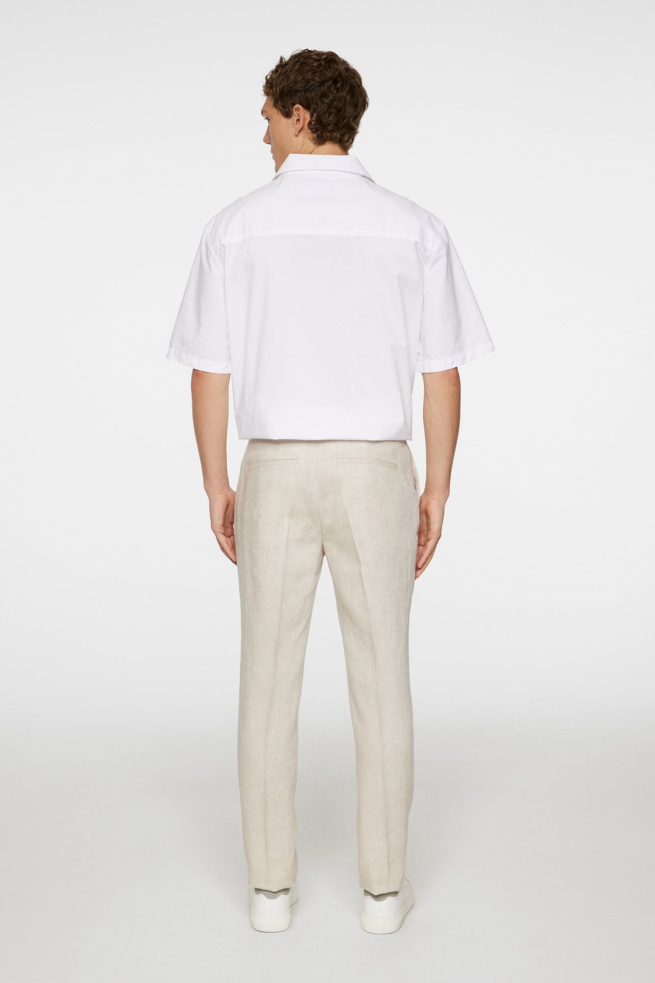 Men | Grant Super Linen Pants | Moonbeam (V2)