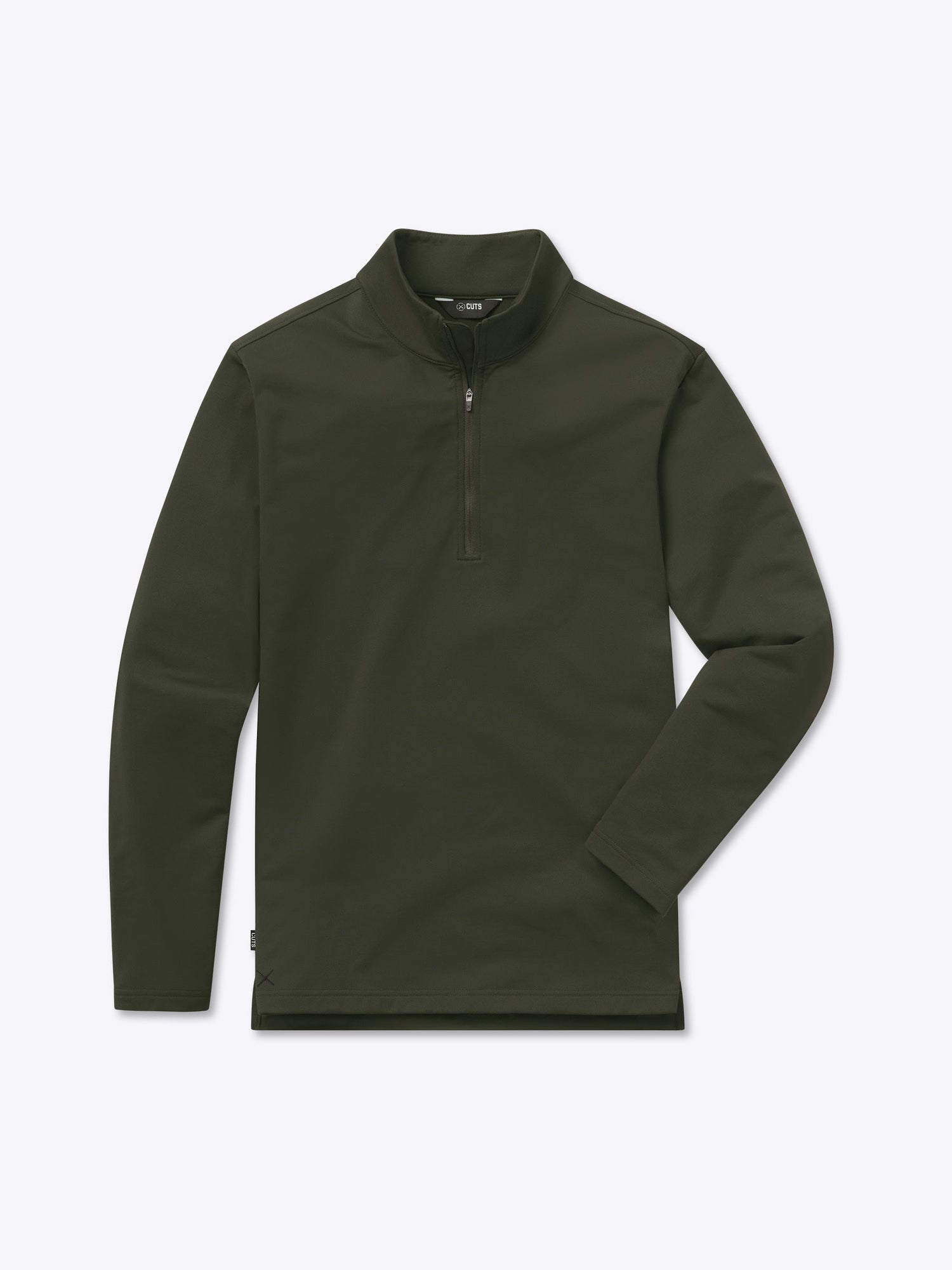 Mens | COZ Signature-Fit Fleece Q-Zip | Forest