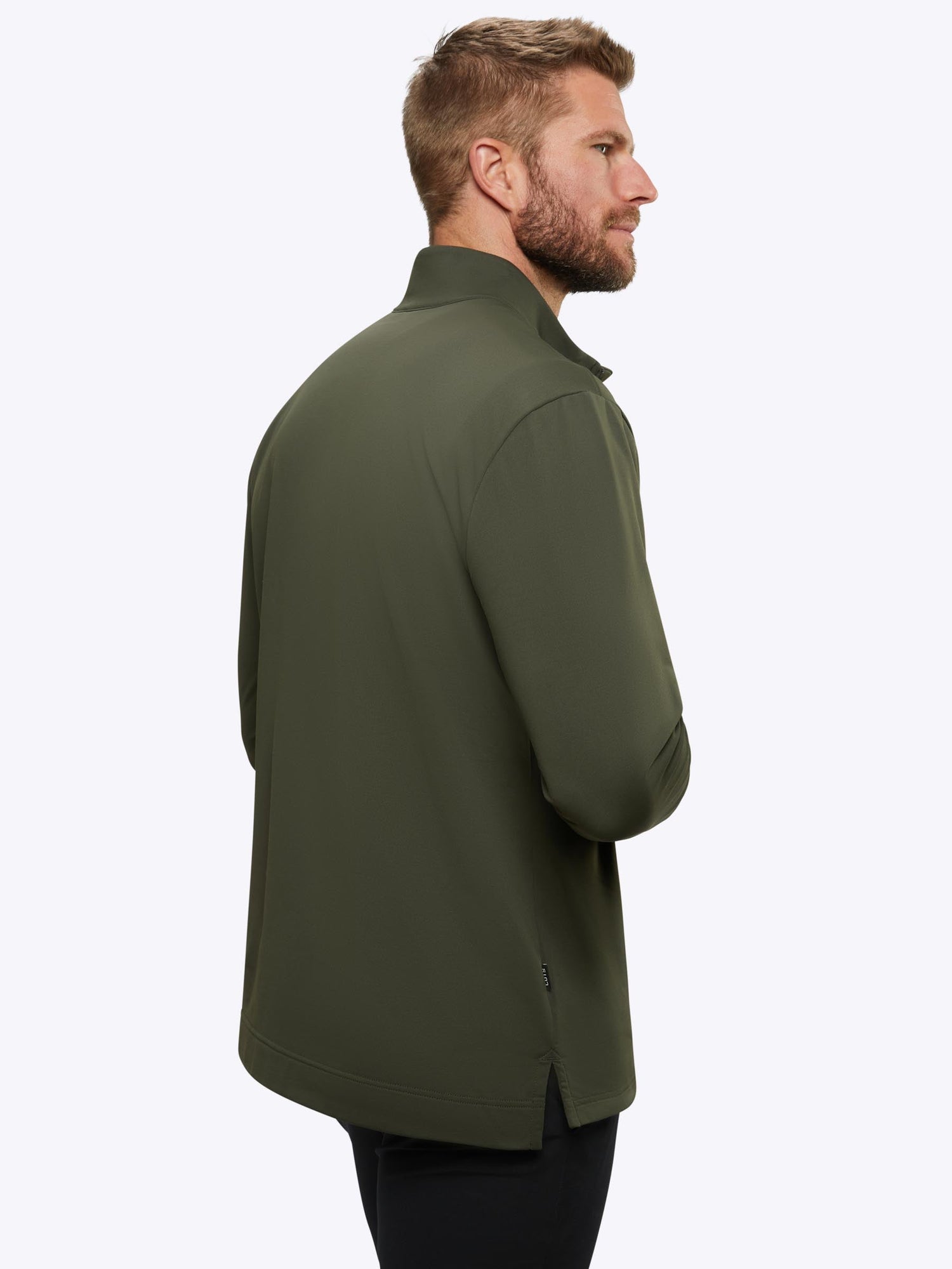 Mens | COZ Signature-Fit Fleece Q-Zip | Forest