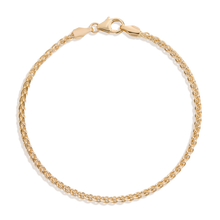 Dainty Wheat Chain Bracelet Vermeil Yellow Gold 6in 6.5in 7in 7.5in First