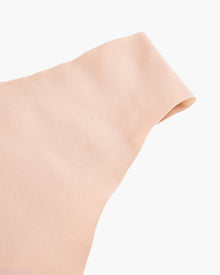 Beige Thong - Free Cut Micro High Waisted Thong