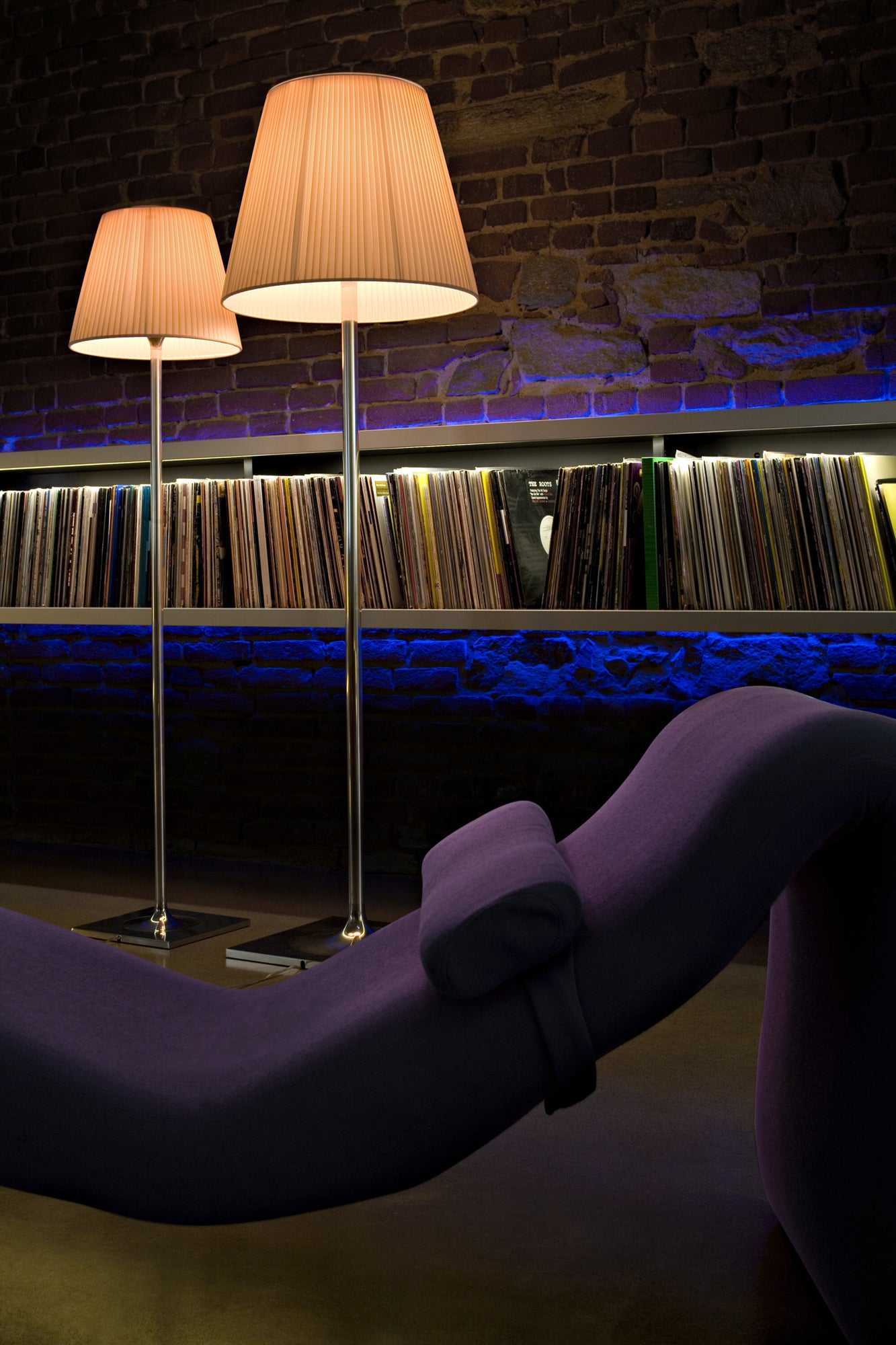 Ktribe Floor 2 Dimmable | Chrome