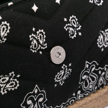 Saint Laurent | Pre-Owned Toy Cotton Bandana Print Loulou Crossbody | Black