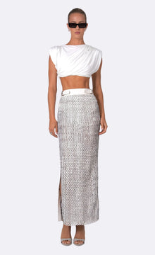 Faye Skirt | White