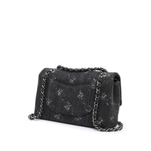 Chanel | Pre-Owned Medium Denim Double Flap | Black