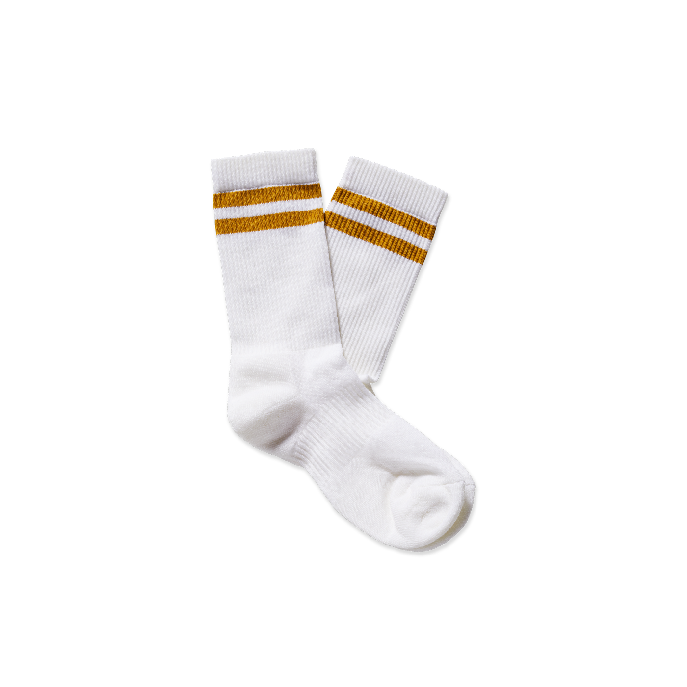 Merino Tube Sock | White/Gold - Accessories