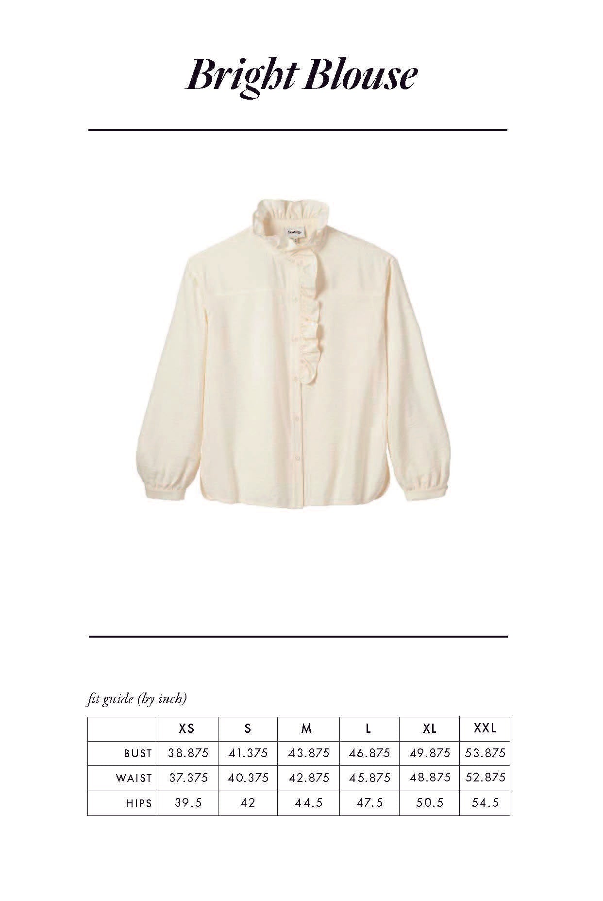 Bright Blouse | Cream