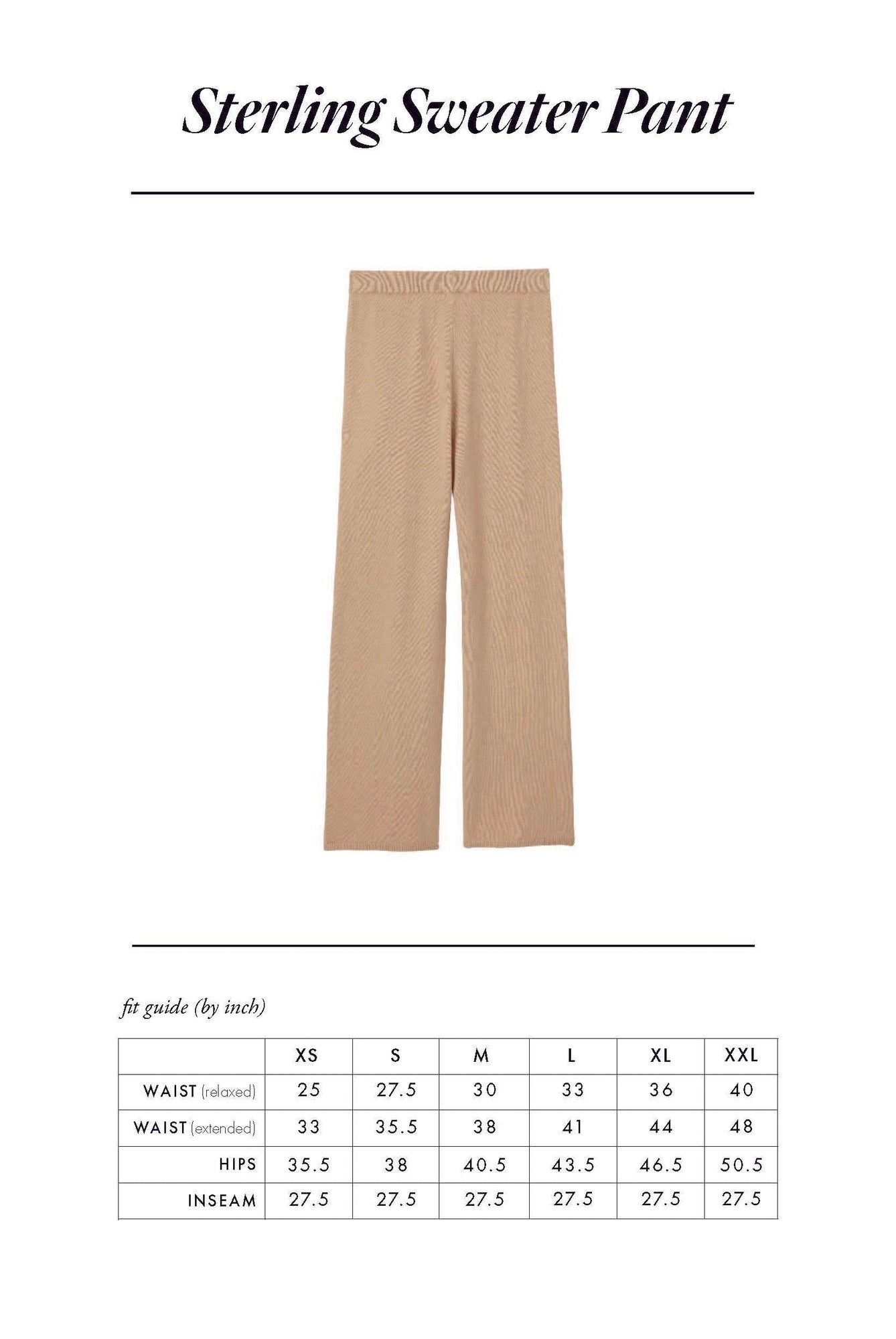 Sterling Sweater Pant | Pine