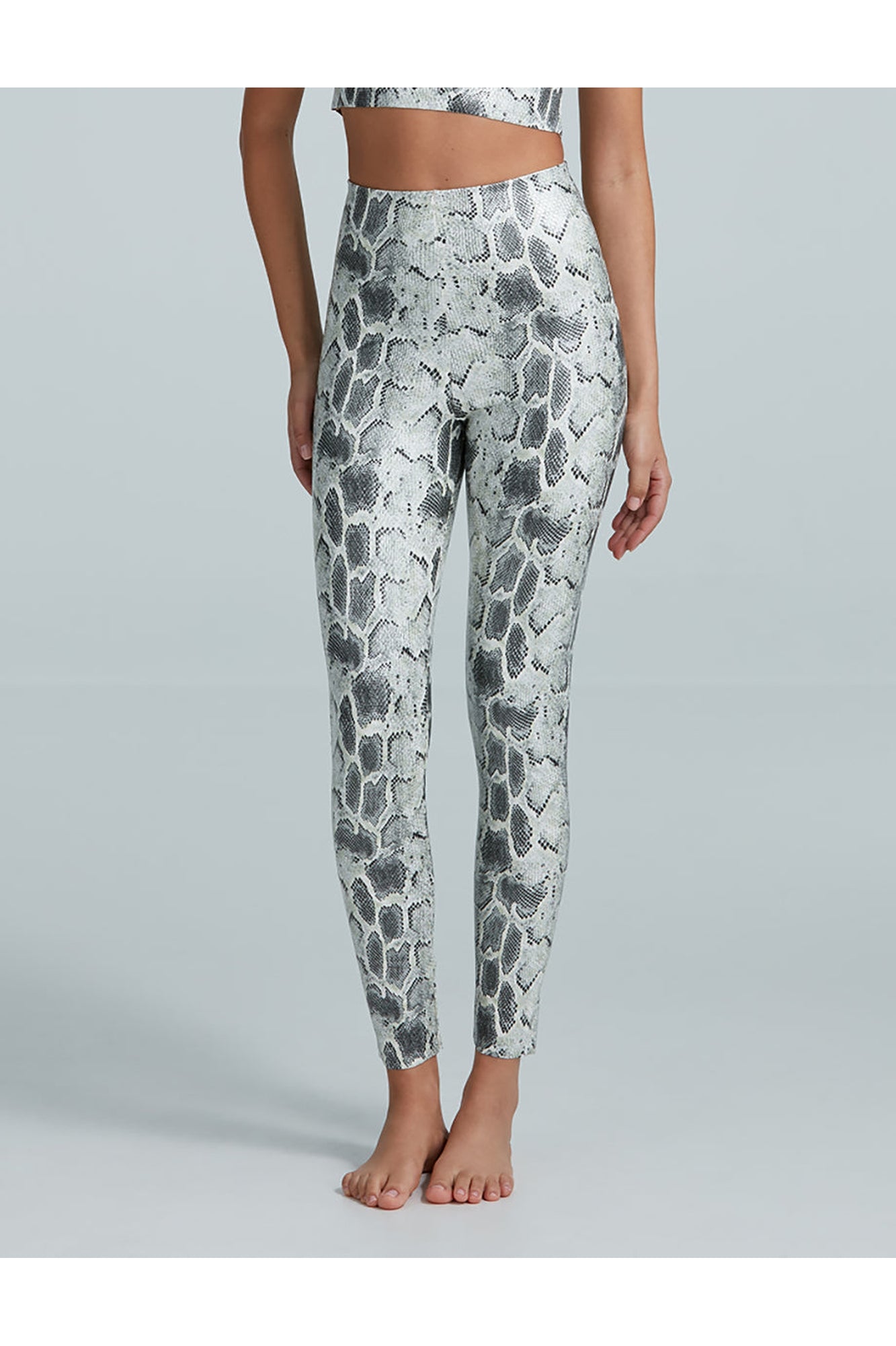 Faux Leather Animal Legging | Fog Python