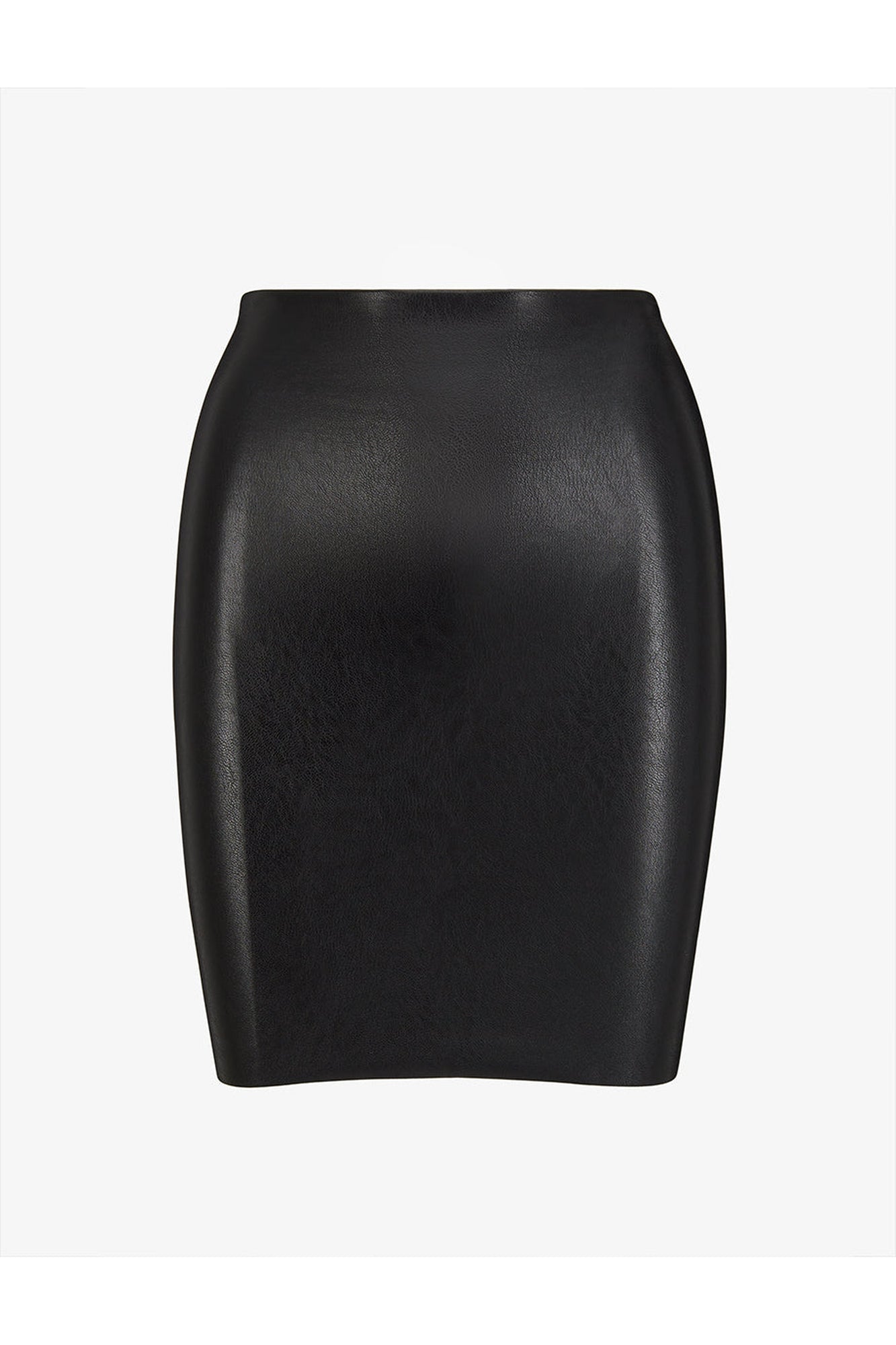 Faux Leather Mini Skirt | Black