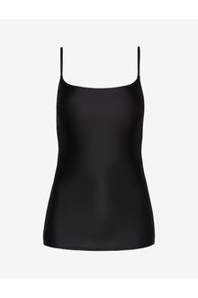 Faux Silk Cami | Black