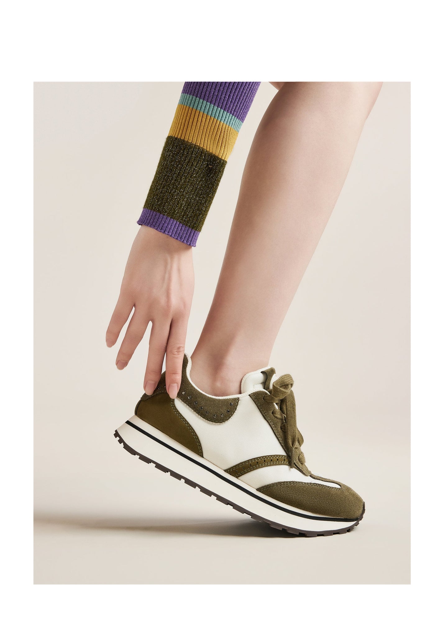 Featherlight Running Shoes | Green