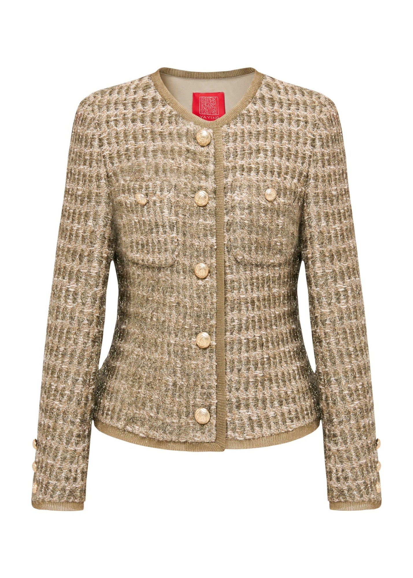 Fitted Wool Coat | Golden