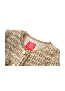 Fitted Wool Coat | Golden