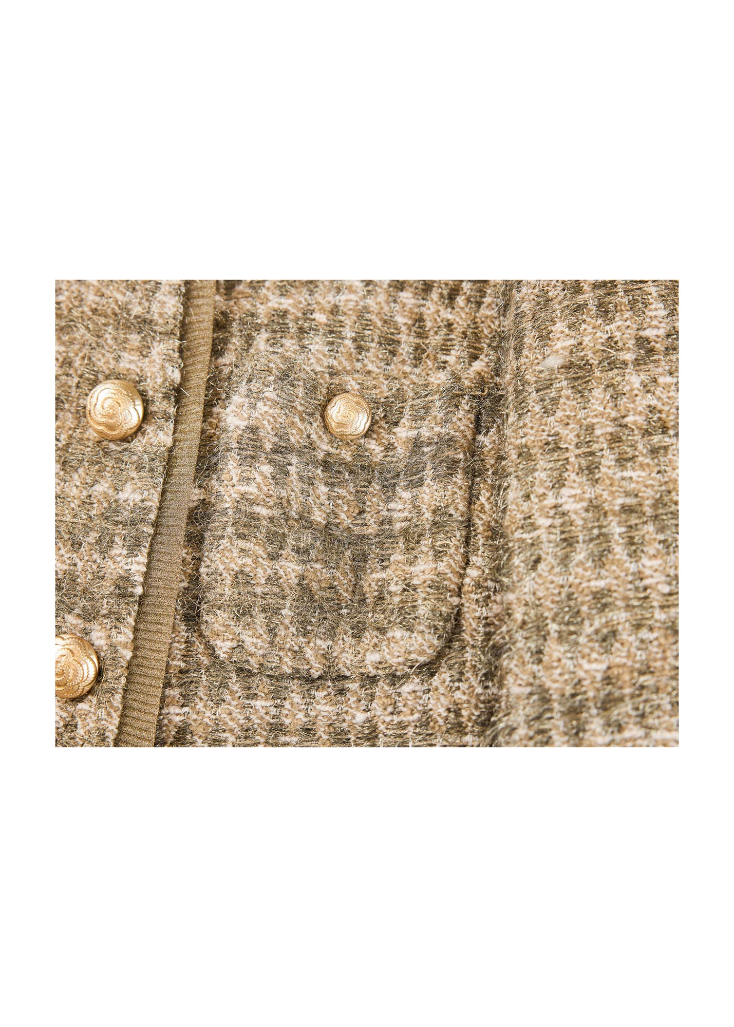 Fitted Wool Coat | Golden