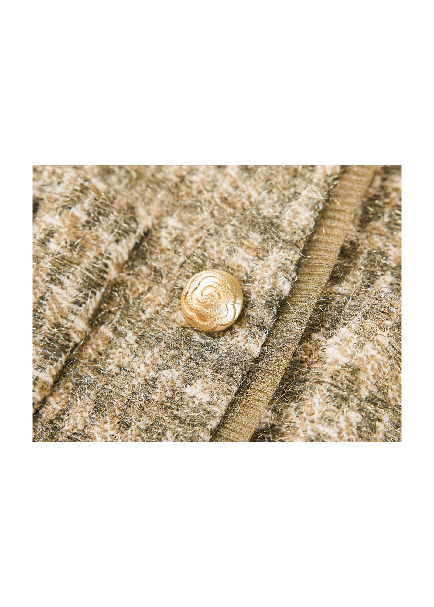 Fitted Wool Coat | Golden