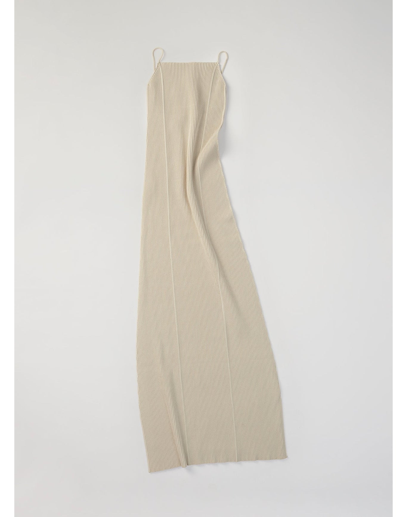 Fleur Eco Stretch | Ribbed-Knit Cami Dress | Cream