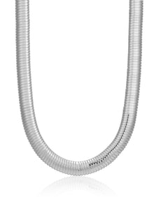 Flex Snake Chain Necklace | Lobster clasp | Silver