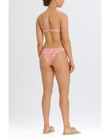 Floral Balconette Bikini Top | Pink Combo