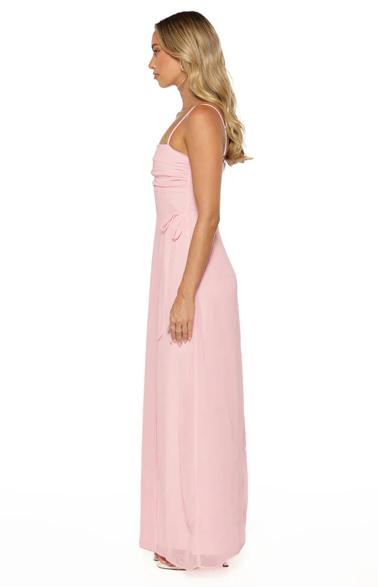 Flossie Sleeveless Prom Dress | Pink