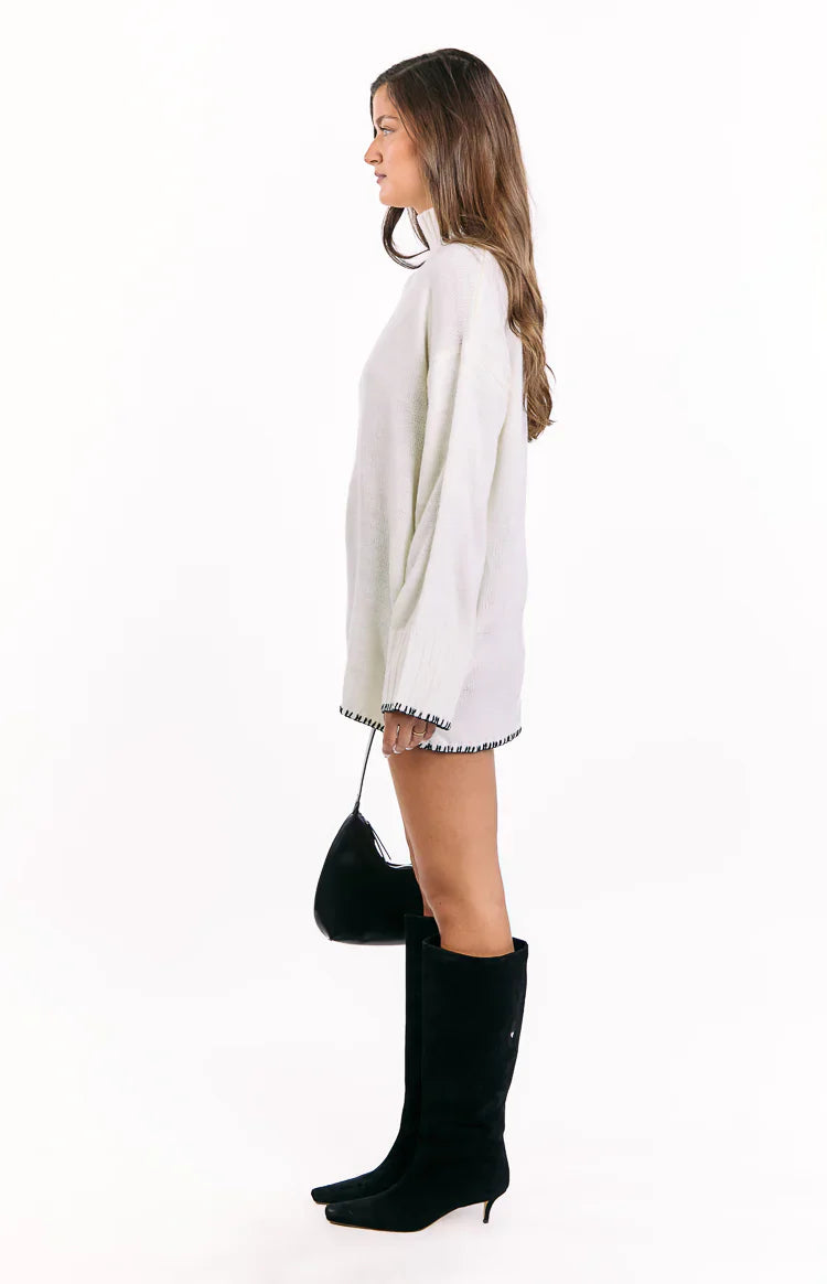 Flynn Sweater Dress | Cream
