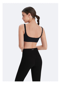 Form-Fitting Sports Bra | Inky Black