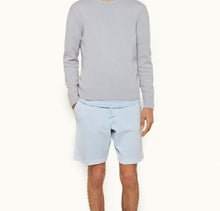 Frederick Tailored Fit Organic Cotton Sweat Shorts | Ice Blue