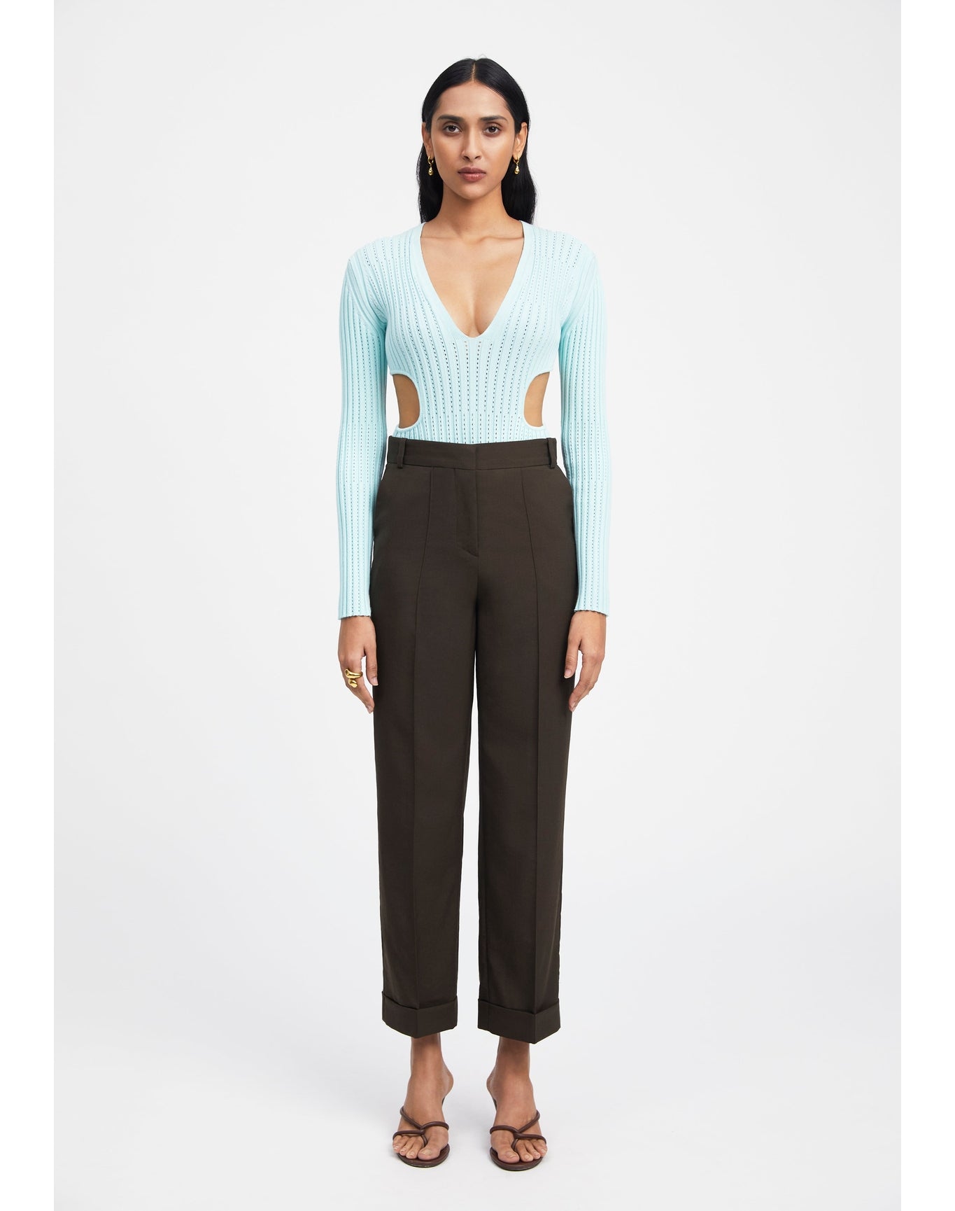 Freya | Cut-Out Bodysuit | Mint