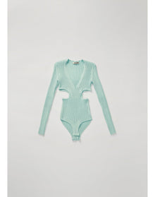 Freya | Cut-Out Bodysuit | Mint