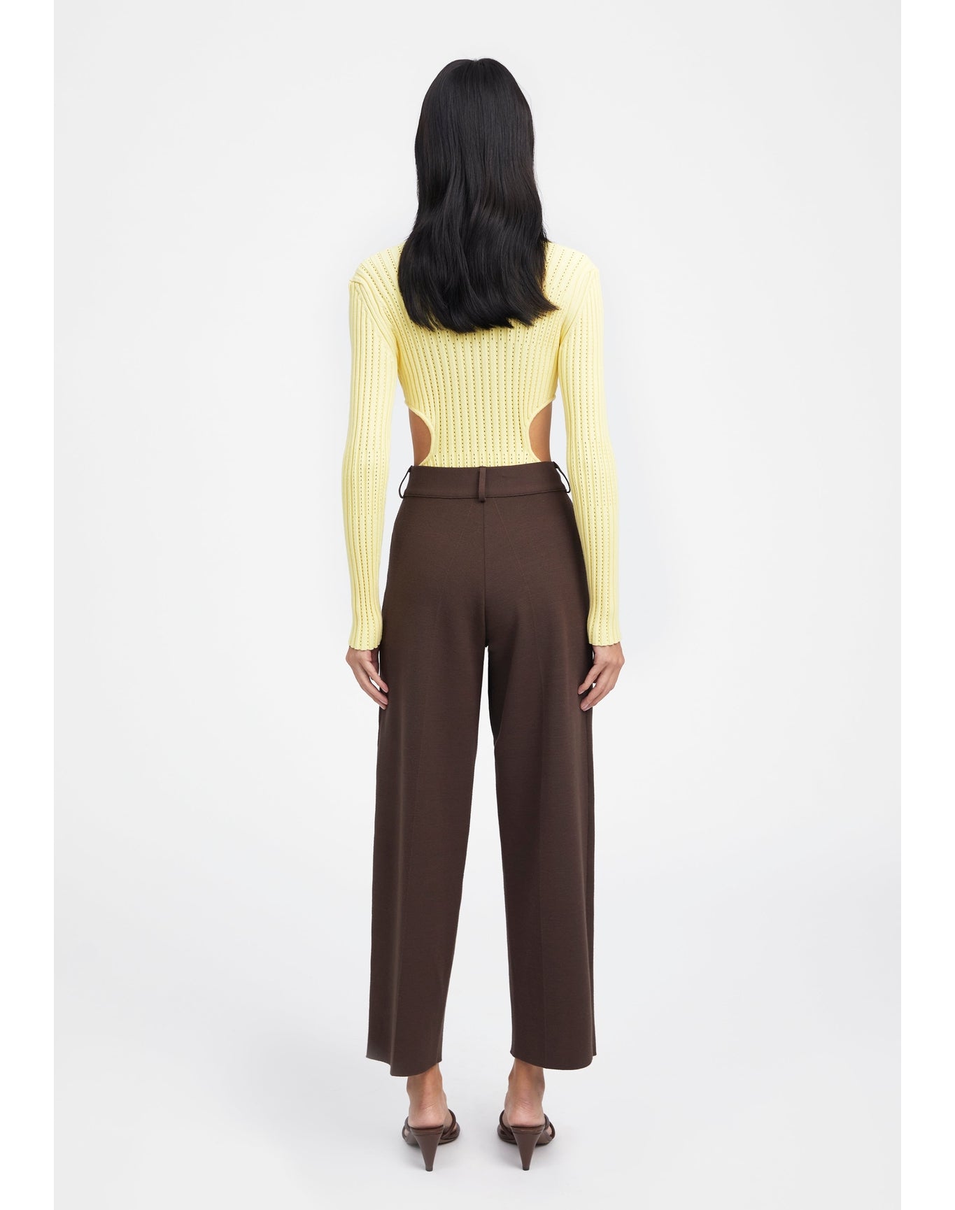 Freya | Cut-Out Bodysuit | Yellow