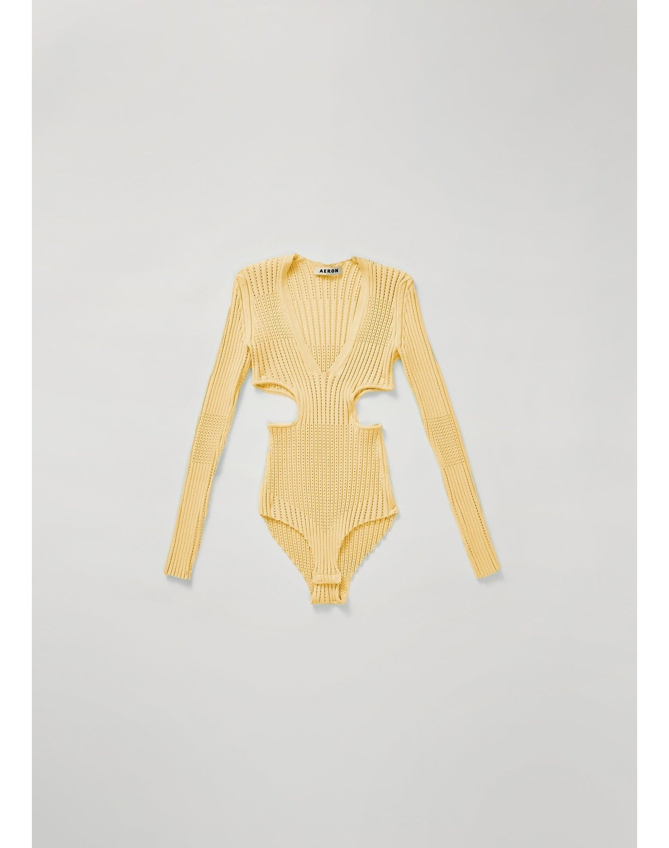 Freya | Cut-Out Bodysuit | Yellow