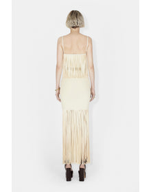 Fringe Nyx Skirt | Creme