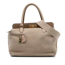 Hermes | Pre-Owned Veau Grizzly and Swift Toolbox 33 | Brown/Beige