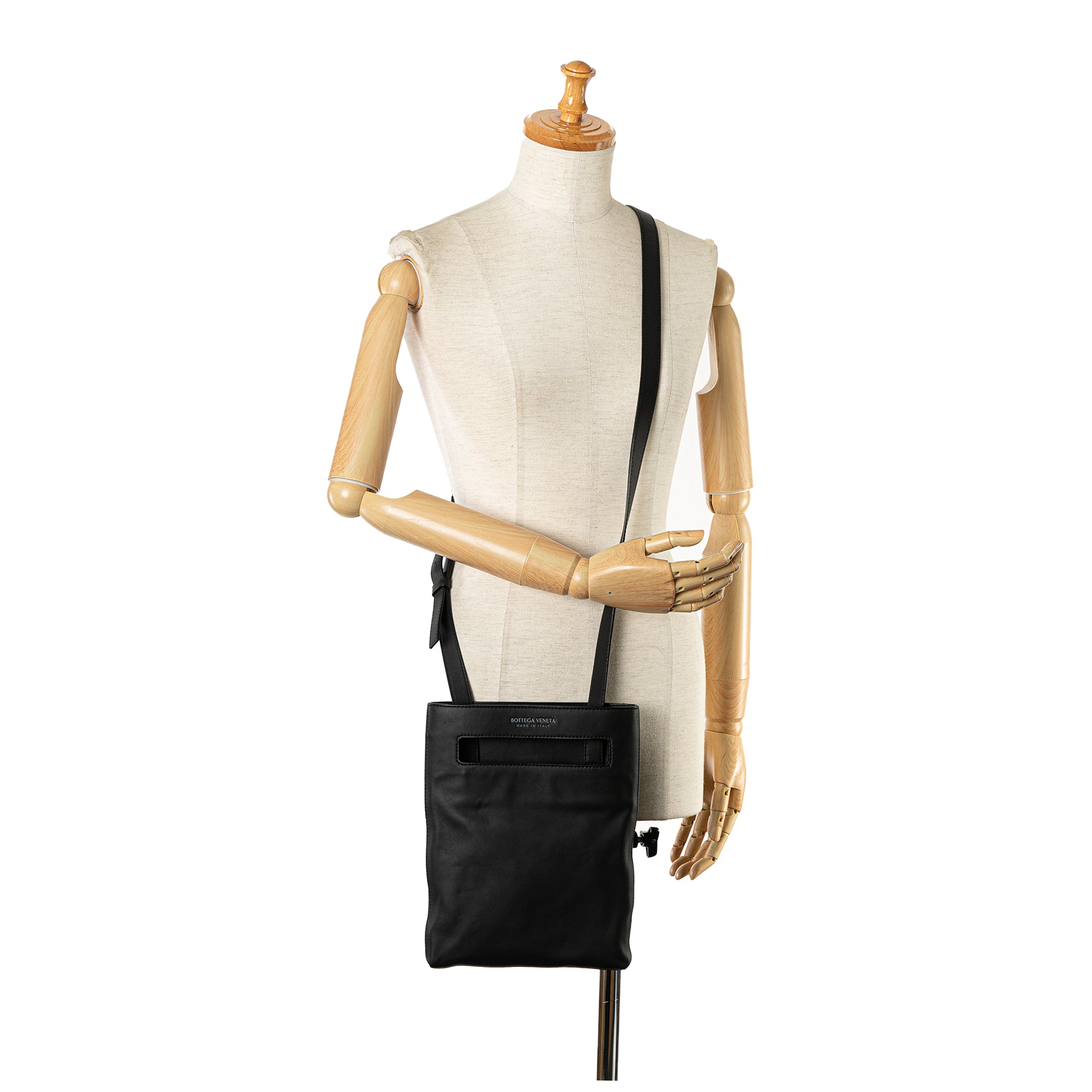 Bottega Veneta | Pre-Owned The Slot Crossbody | Black