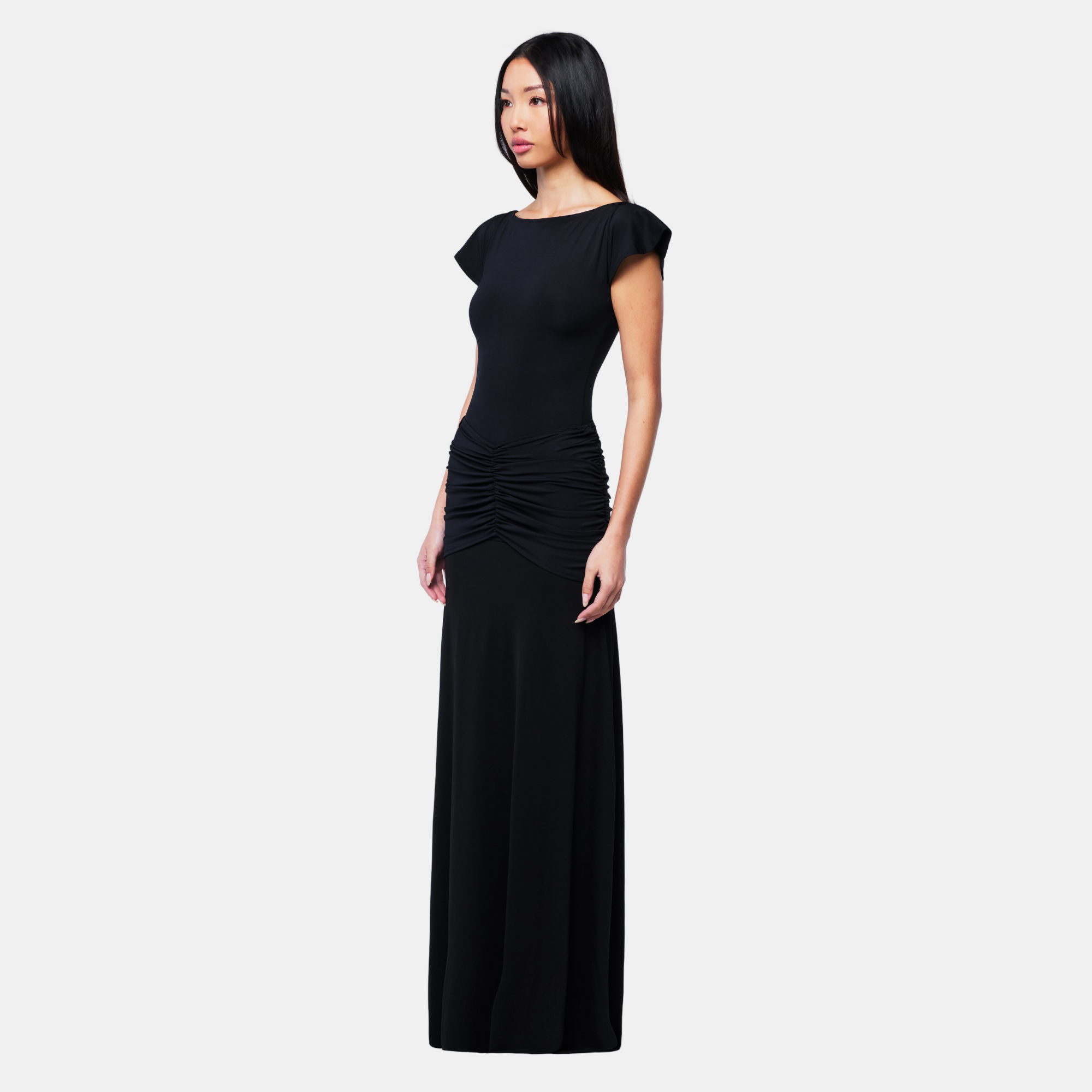 OW Collection GAIA Maxi Dress Dress 121 - Black