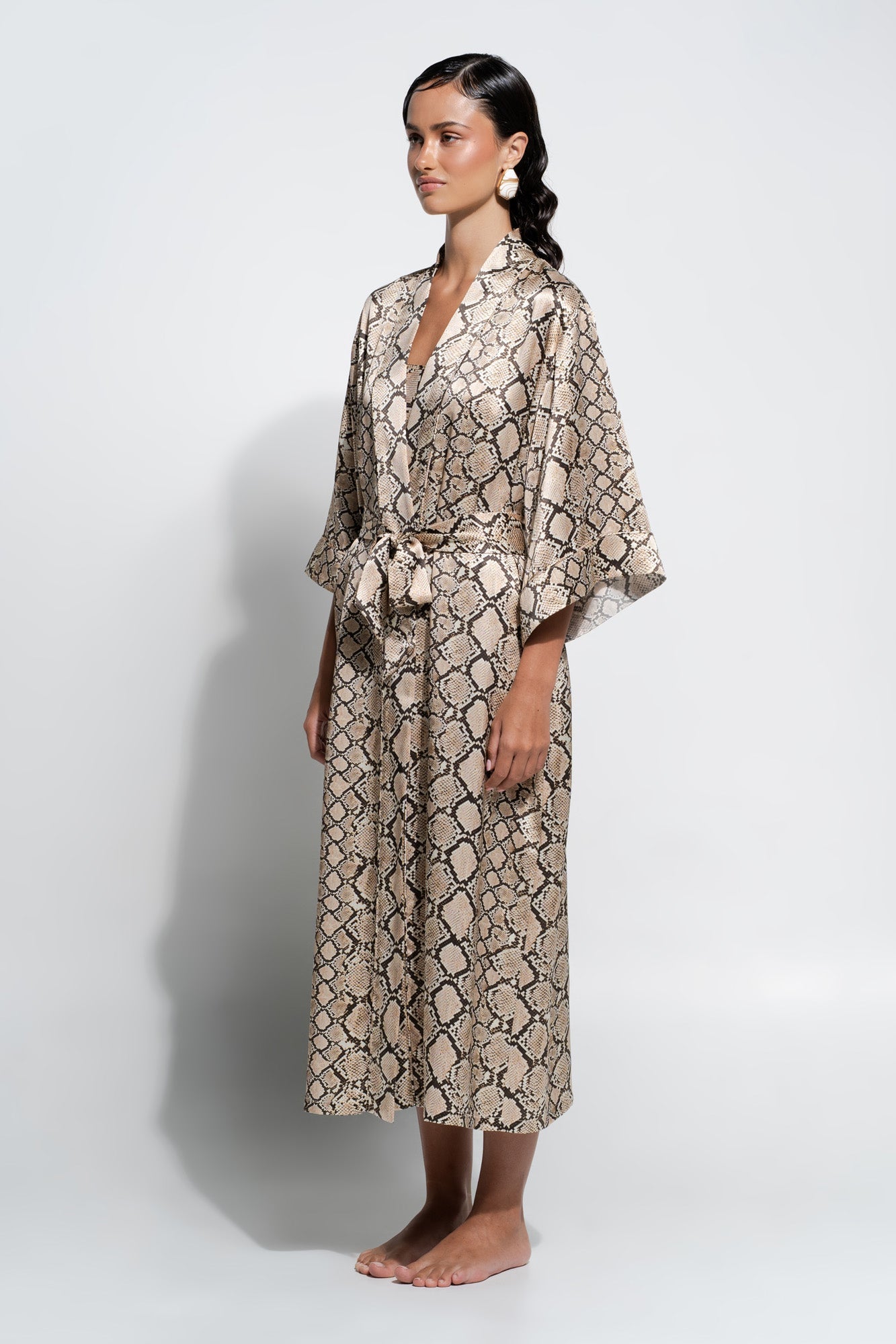 Silk Robe | Python Print