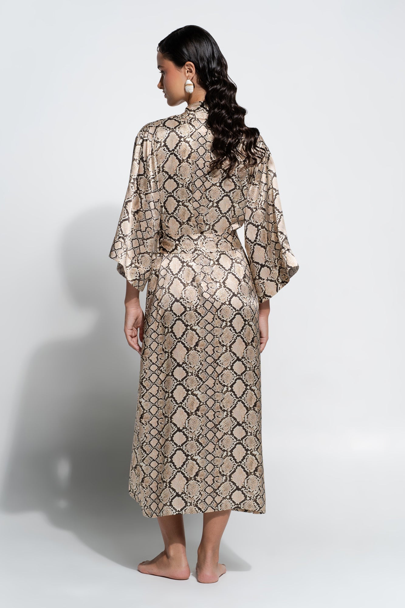 Silk Robe | Python Print