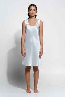 Silk Singlet Slip | Sky Blue