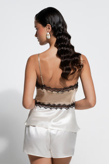 Billie Cami | Gold/Cream